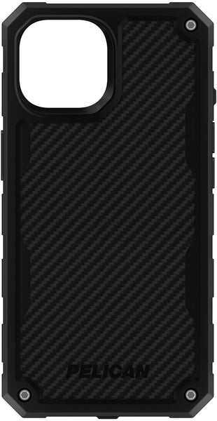 Shield Case w MagSafe for iPhone 15 Black Kevlar Pelican