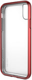 Adventurer Case for Apple iPhone X - Clear Metallic Red