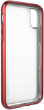 Adventurer Case for Apple iPhone X - Clear Metallic Red