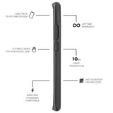 Voyager Case for Samsung Galaxy Note 20 Ultra - Clear Gray