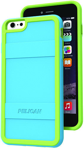 Protector Case for Apple 6/6s Plus - Light Blue Lime Green – Pelican Phone Cases