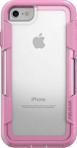 Voyager Case for Apple iPhone 7 - Clear Pink