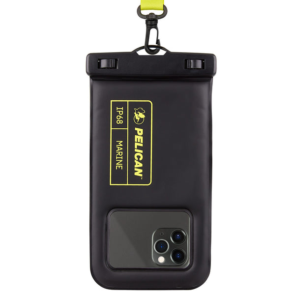Marine Waterproof Floating Pouch XL Black Lime Pelican Phone Cases