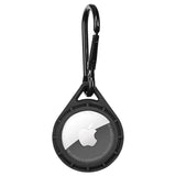4 Pack of AirTag Protectors - 2 Carabiners & 2 Sticker Mounts - Black