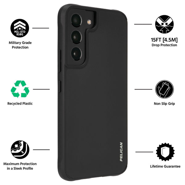 Ranger Case for Samsung Galaxy S22 - Black – Pelican Phone Cases