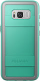 Protector Case for Samsung Galaxy S8+ (PLUS SIZE) - Aqua/Gray