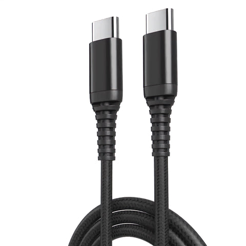 Fast Charging USB Type-c to Type-c Cable - Black