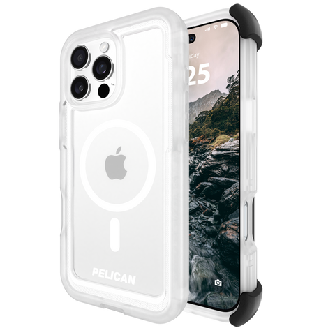 Voyager w/ MagSafe® for Apple iPhone 16 Pro Max - Clear – Pelican Voyager w/ MagSafe® for Apple iPhone 16 Pro Max - Clear – Pelican