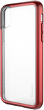 Adventurer Case for Apple iPhone X - Clear Metallic Red