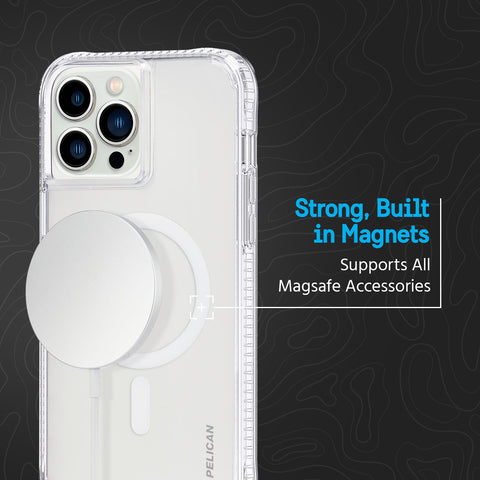 Pelican 3 In 1 Protection Pack MagSafe (Clear) - IPhone 14 Pro Max - Foto 5