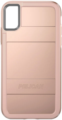 Protector Case for Apple iPhone X / Xs - Metallic Rose Gold