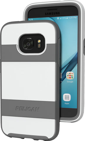 Voyager Case for Samsung Galaxy S7 - White/Gray