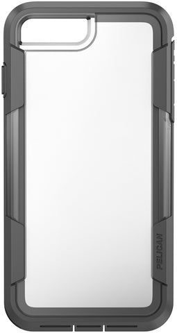 Voyager Case for Apple iPhone 7 Plus - Clear Gray