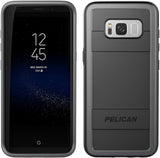 Protector Case for Samsung Galaxy S8+ (PLUS SIZE) - Black/Gray