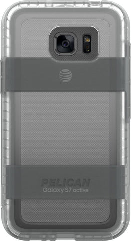 Voyager Case for Galaxy S7 Active (No Belt Clip) - Clear Gray